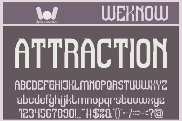 Attraction: The Font That Elevates Your Brand