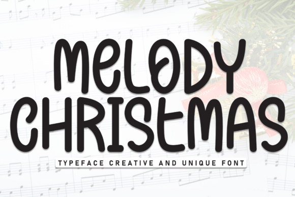 Branding with Melody Christmas: A Playful Typeface for a Cozy Café