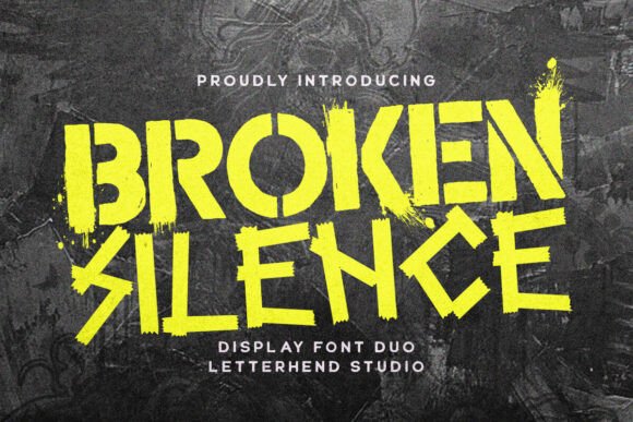 Broken Silence: A Font That Speaks Volumes for Your Brand