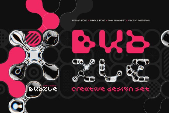 Bubzle: A Playful Font for Creative Branding