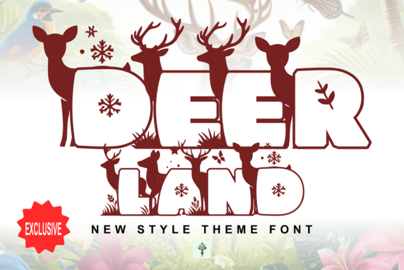 Deer Land: A Display Font for Creative Campaigns