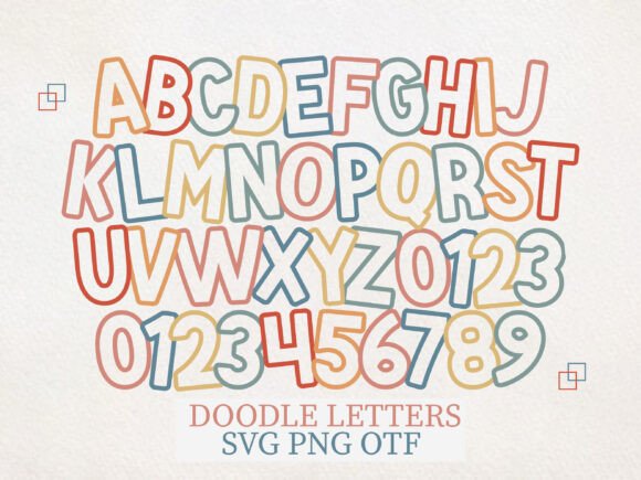 Doodle Letters: A Playful Display Font for Editorial Design