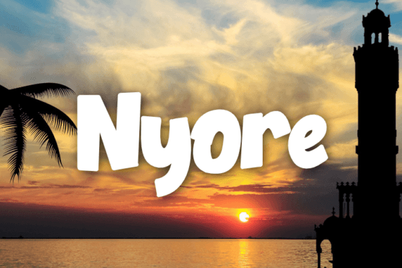 Font That Shapes Campaigns: Nyore for Digital Marketers