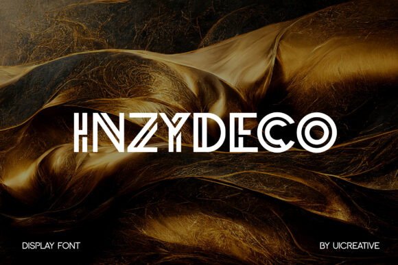 Inzydeco: A Display Font for Editorial Elegance