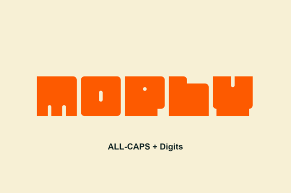 Moply: A Bold Font for Campaign Creativity