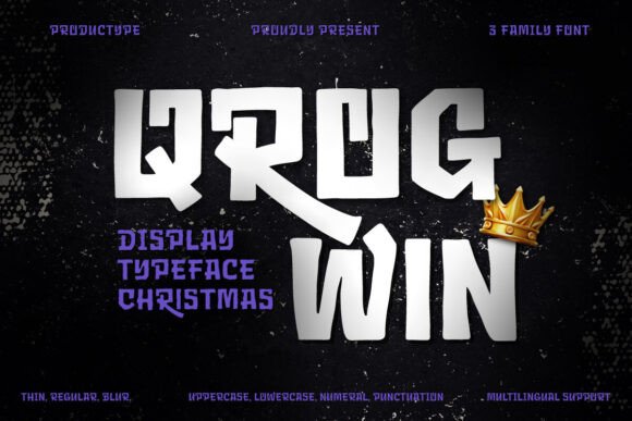 Qrog Win: A Festive Font That Elevates Your Brand