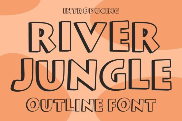 River Jungle: A Bold Display Font for Editorial Design