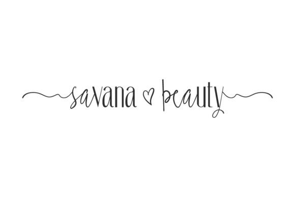 Savana Beauty: A Font That Speaks to the Soul of a Brand