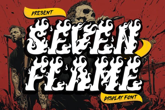 Seven Flame: A Bold Display Font for Editorial Impact