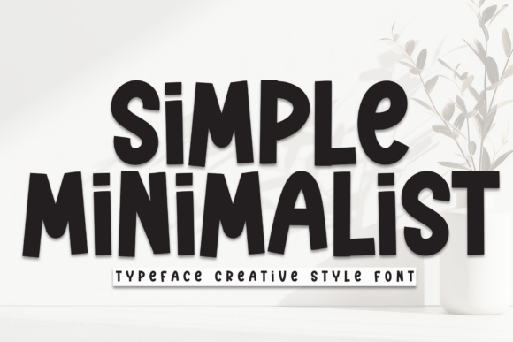 Simple Minimalist: A Font That Elevates Your Brand
