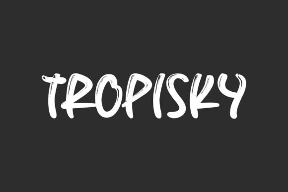 Tropisky: The Font That Brings Summer Vibes to Your Digital Content
